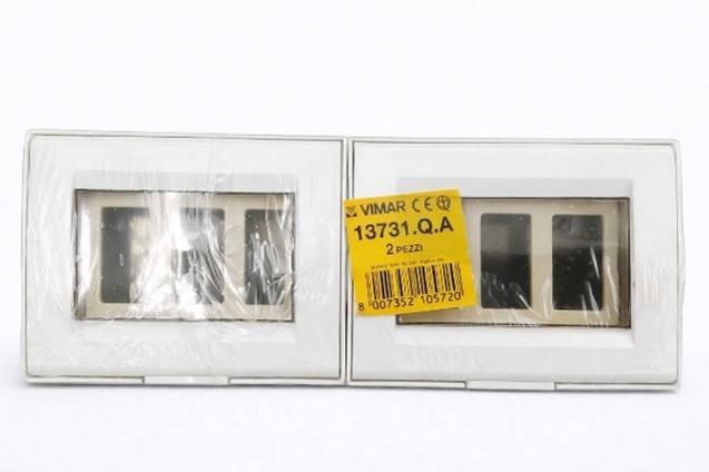 vimar-13731qa-2-placche-3-moduli-bianco-originali